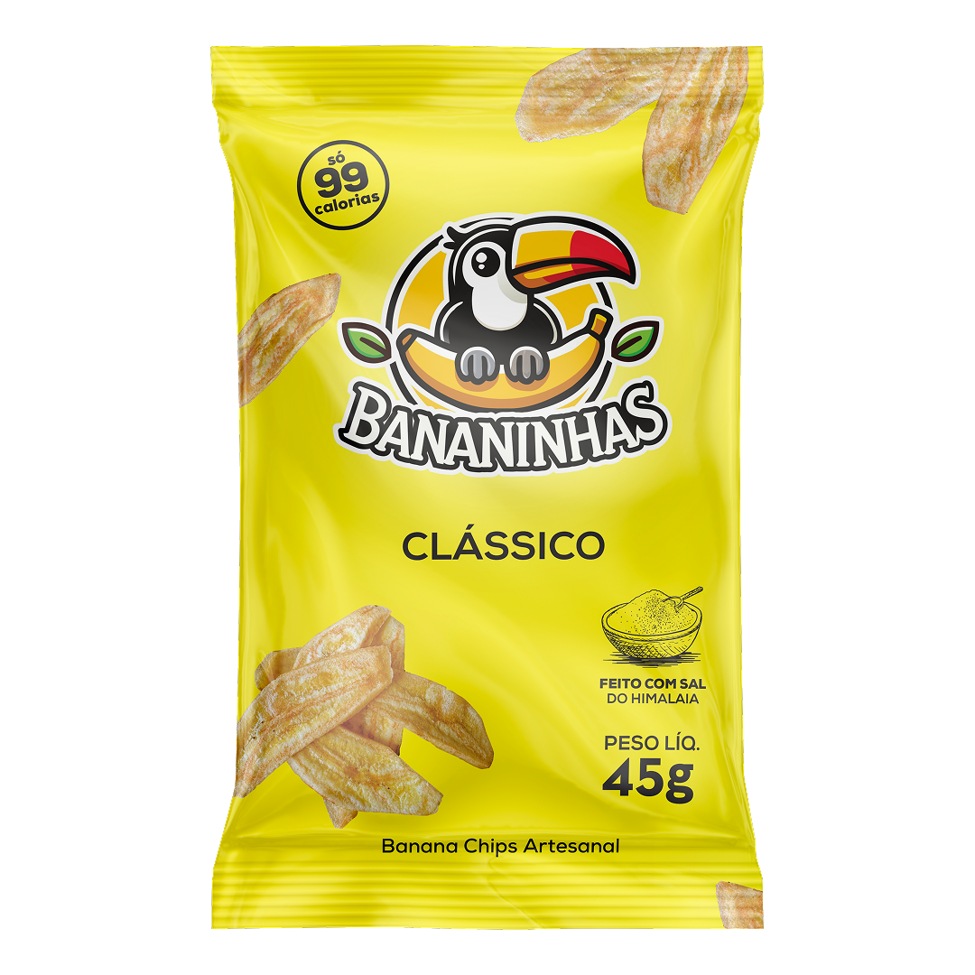 Verpakking Bananinhas bananenchips smaak Clássico